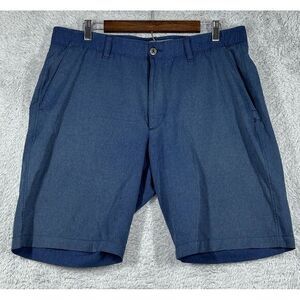 UA Under Armour‎ Men's Size 38 Match Play Golf Shorts Blue Heat Gear